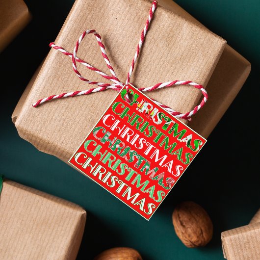 Weihnachten Geschenkanhänger