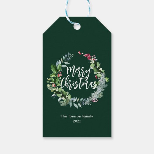 Weihnachten Geschenkanhänger (Vorderseite)