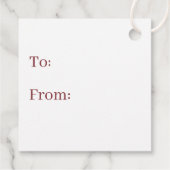 Weihnachten Geschenkanhänger (Rückseite)