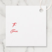 Weihnachten Geschenkanhänger (Rückseite)