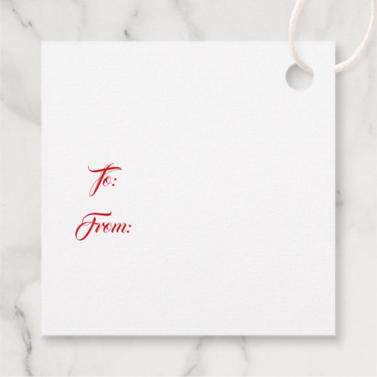 Weihnachten Geschenkanhänger (Rückseite)