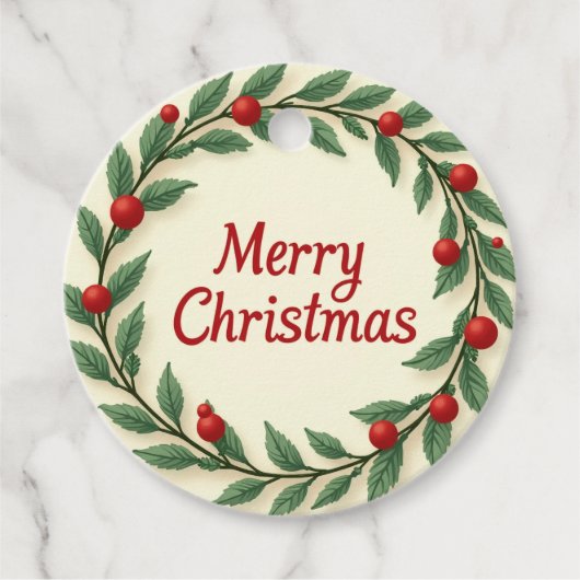 Weihnachten Geschenkanhänger (Vorderseite)