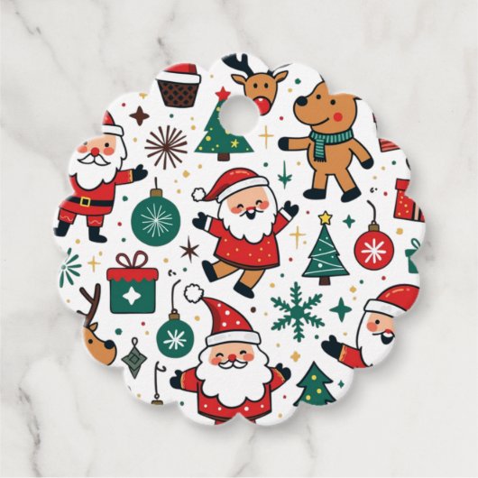 Weihnachten Geschenkanhänger (Vorderseite)