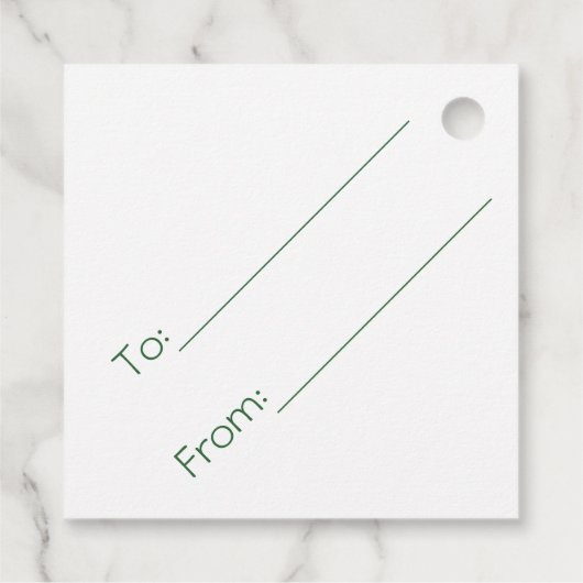 Weihnachten Geschenkanhänger (Rückseite)