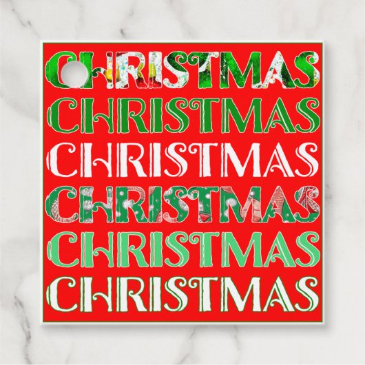 Weihnachten Geschenkanhänger (Vorderseite)