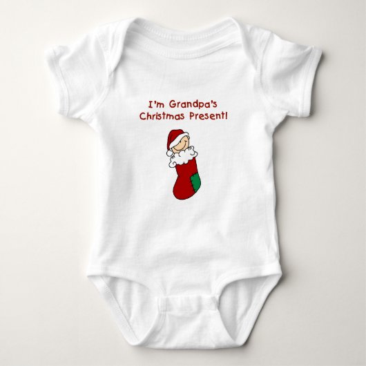 Weihnachten Geschenke und Geschenke Baby Strampler (Vorderseite)