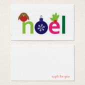 Weihnachten-Geschenketiketten (Vorne & Hinten)