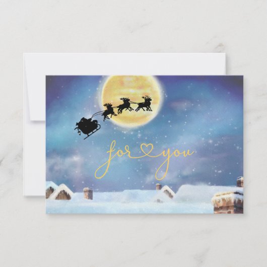 Weihnachten Geschenkgutscheine (Vorderseite)