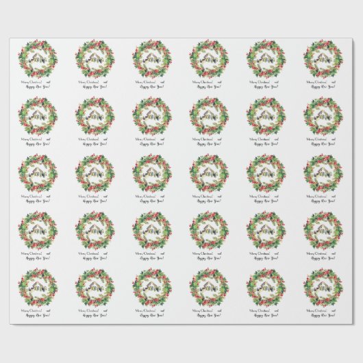 Weihnachten Geschenkpapier (Flach)