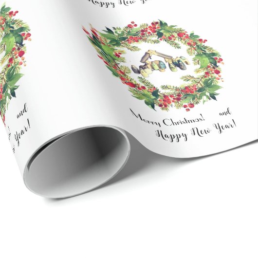 Weihnachten Geschenkpapier (Rolleneckpunkt)