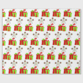 Weihnachten Geschenkpapier (Flach)