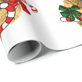 Weihnachten Geschenkpapier (Rolleneckpunkt)