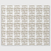 Weihnachten Geschenkpapier (Flach)