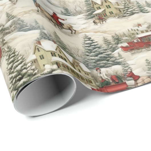 Weihnachten Geschenkpapier (Rolleneckpunkt)