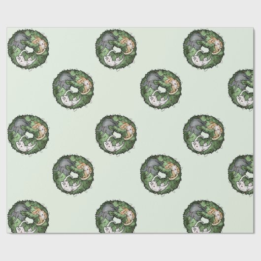 Weihnachten Geschenkpapier (Flach)