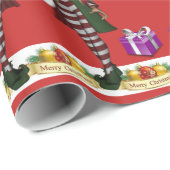 Weihnachten Geschenkpapier (Rolleneckpunkt)