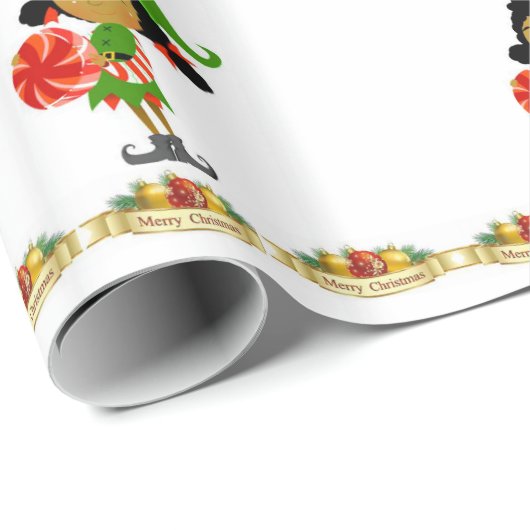 Weihnachten Geschenkpapier (Rolleneckpunkt)