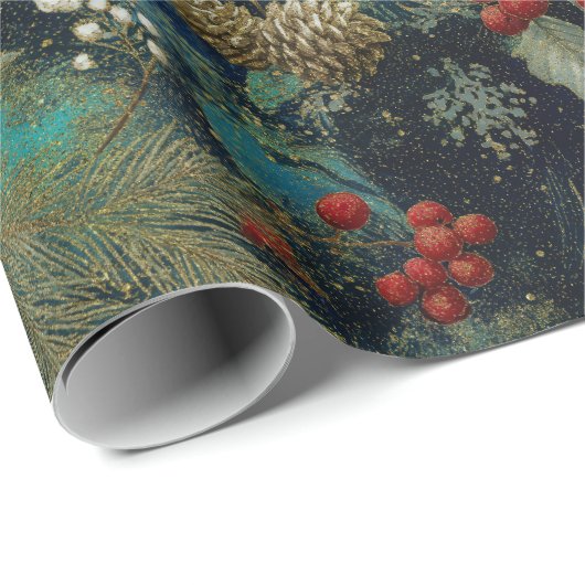 Weihnachten Geschenkpapier (Rolleneckpunkt)