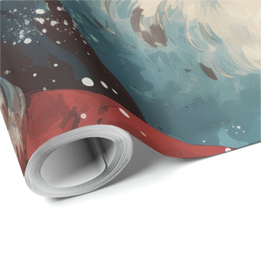 Weihnachten Geschenkpapier (Rolleneckpunkt)