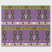 Weihnachten Geschenkpapier (Flach)