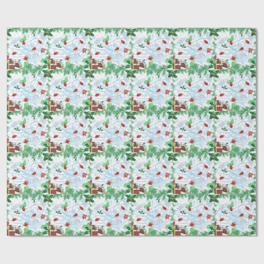 Weihnachten Geschenkpapier (Flach)