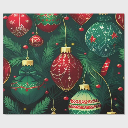 Weihnachten Geschenkpapier (Flach)