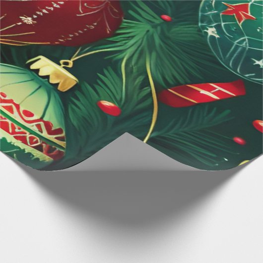Weihnachten Geschenkpapier (Ecke)