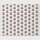 Weihnachten  geschenkpapier (Flach)