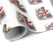 Weihnachten  geschenkpapier (Rolleneckpunkt)