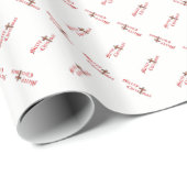 Weihnachten  geschenkpapier (Rolleneckpunkt)