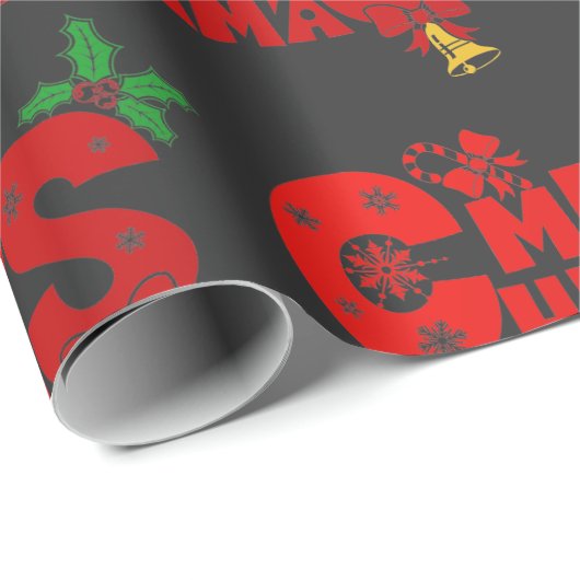 Weihnachten Geschenkpapier (Rolleneckpunkt)