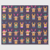 Weihnachten Geschenkpapier (Flach)