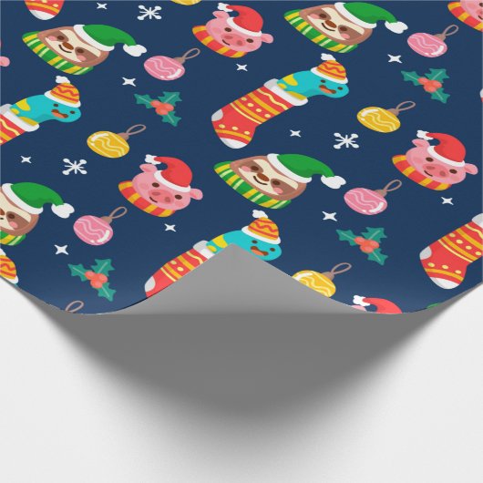 Weihnachten Geschenkpapier (Ecke)