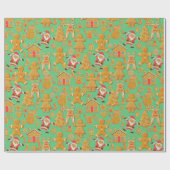 Weihnachten Geschenkpapier (Flach)