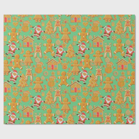 Weihnachten Geschenkpapier (Flach)