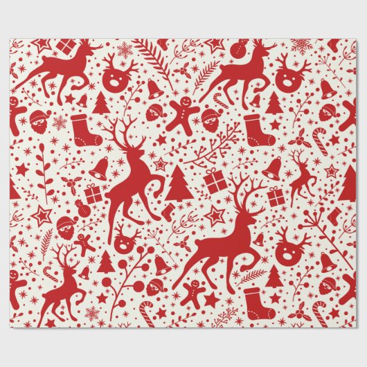 Weihnachten Geschenkpapier (Flach)