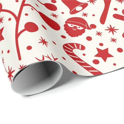 Weihnachten Geschenkpapier (Rolleneckpunkt)