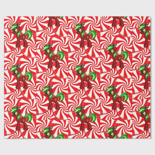 Weihnachten Geschenkpapier (Flach)