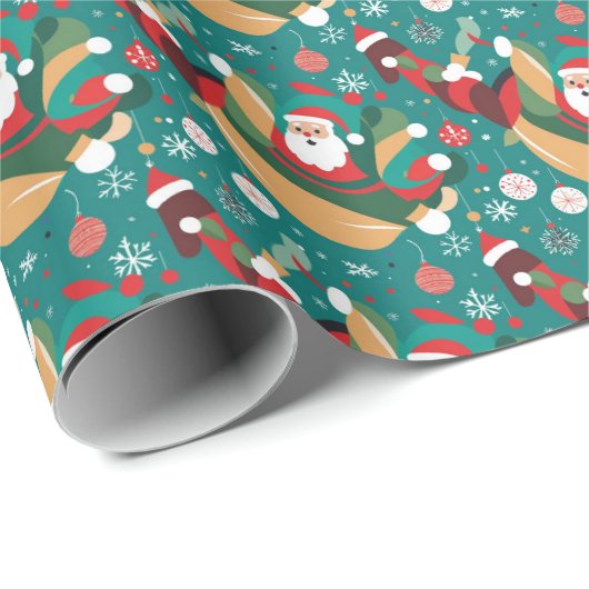 Weihnachten Geschenkpapier (Rolleneckpunkt)