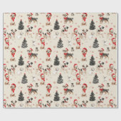 Weihnachten Geschenkpapier (Flach)