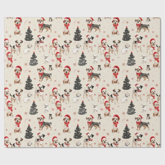 Weihnachten Geschenkpapier (Flach)