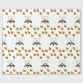 Weihnachten Geschenkpapier (Flach)