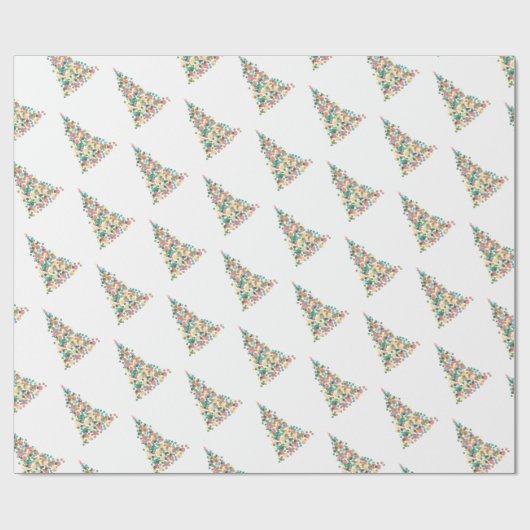 Weihnachten Geschenkpapier (Flach)