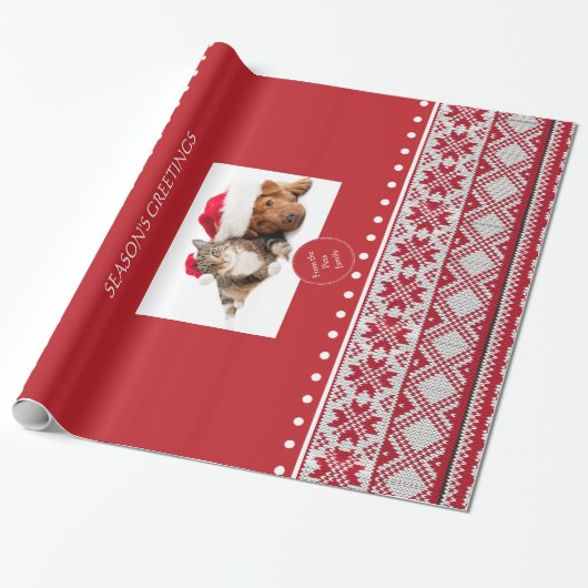 Weihnachten Geschenkpapier (Ungerollt)