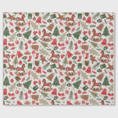 Weihnachten Geschenkpapier (Flach)