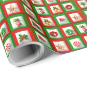 Weihnachten Geschenkpapier (Rolleneckpunkt)