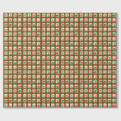 Weihnachten Geschenkpapier (Flach)