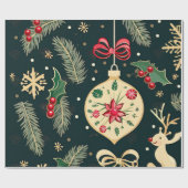 Weihnachten Geschenkpapier (Flach)