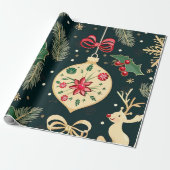 Weihnachten Geschenkpapier (Ungerollt)