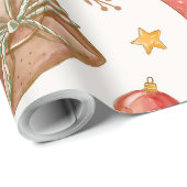 "Weihnachten" Geschenkpapier (Rolleneckpunkt)